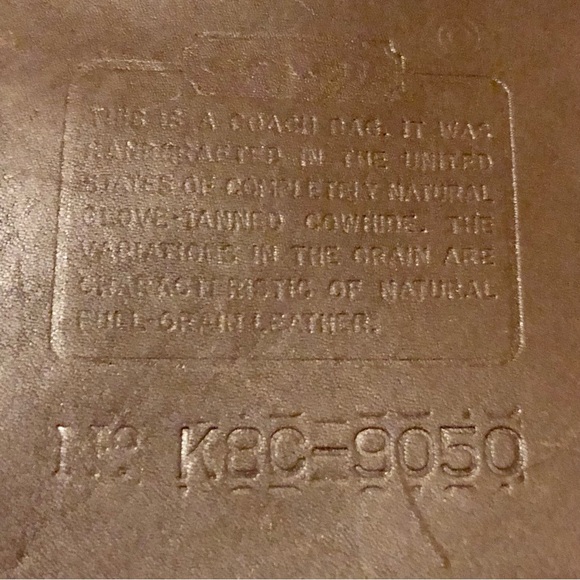 Vintage USA Coach Cha Cha Satchel 9050 - Picture 11 of 11